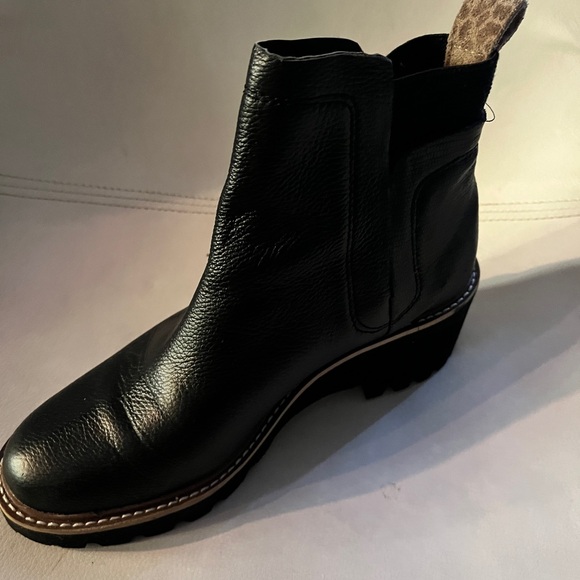 Dolce Vita PERFECT Leather Ankle Boots Stylish With Leather Leopard pull up. 7.5 - Picture 2 of 10